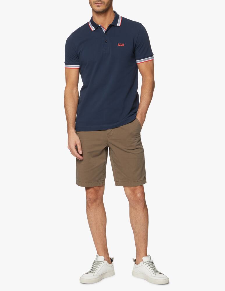 rinascente BOSS Contrast piquet polo shirt