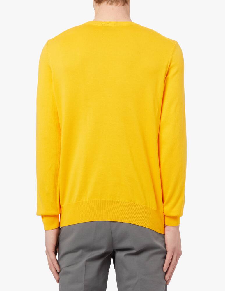rinascente BOSS Maglia girocollo basic in cotone - giallo