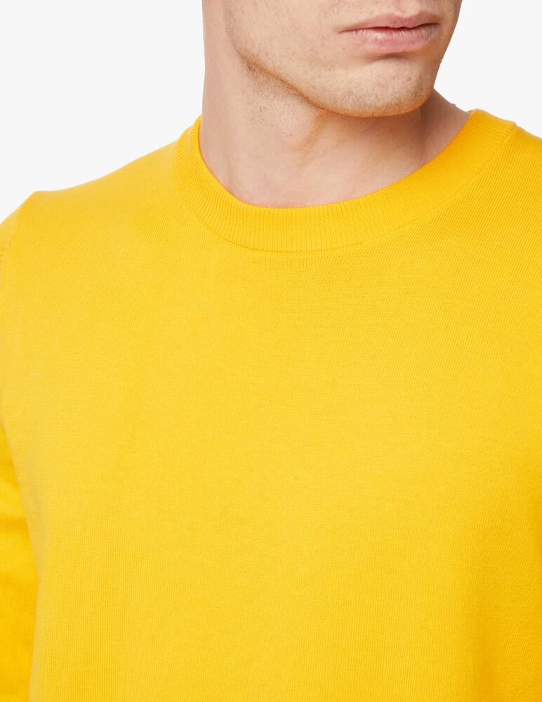 rinascente BOSS Maglia girocollo basic in cotone - giallo