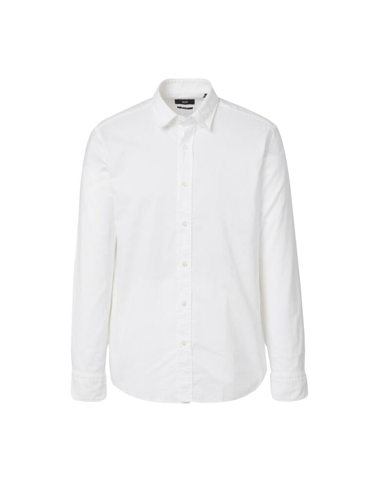 rinascente BOSS Camicia manica lunga reg cotone lavato - bianco