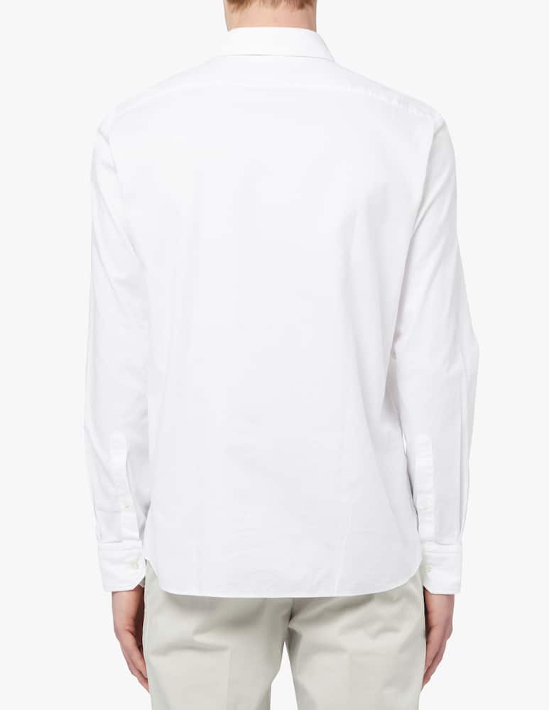 rinascente BOSS Camicia manica lunga reg cotone lavato - bianco