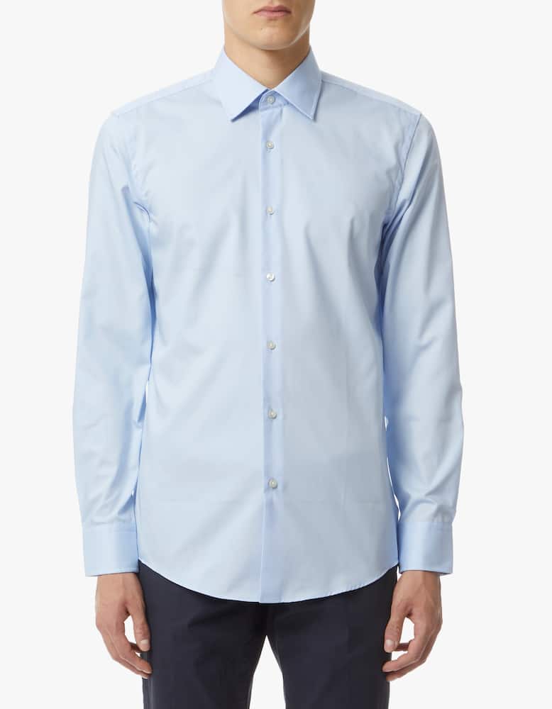 rinascente BOSS  Slim fit cotton poplin shirt