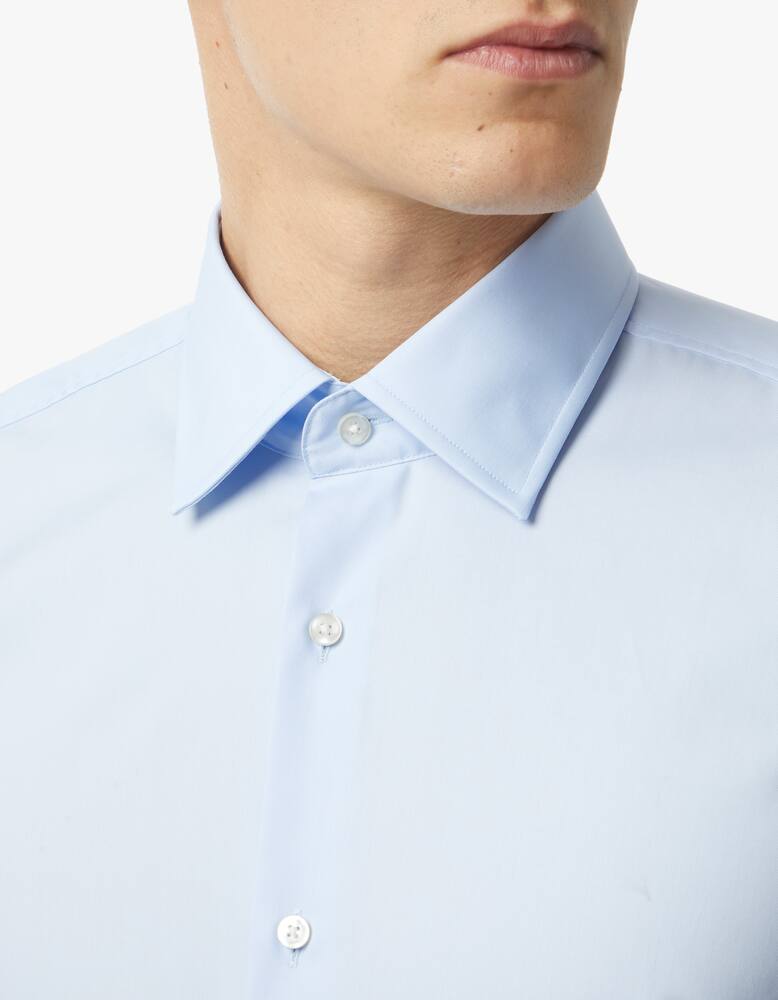 rinascente BOSS  Slim fit cotton poplin shirt