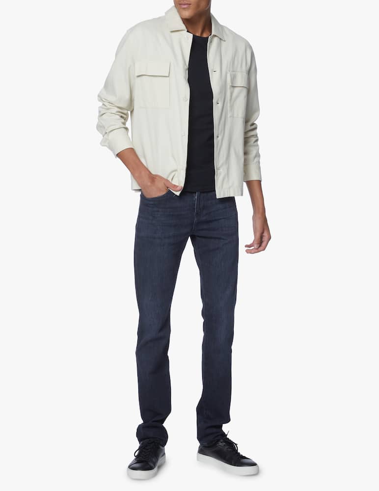 rinascente BOSS Relaxed twill pocket overshirt - white