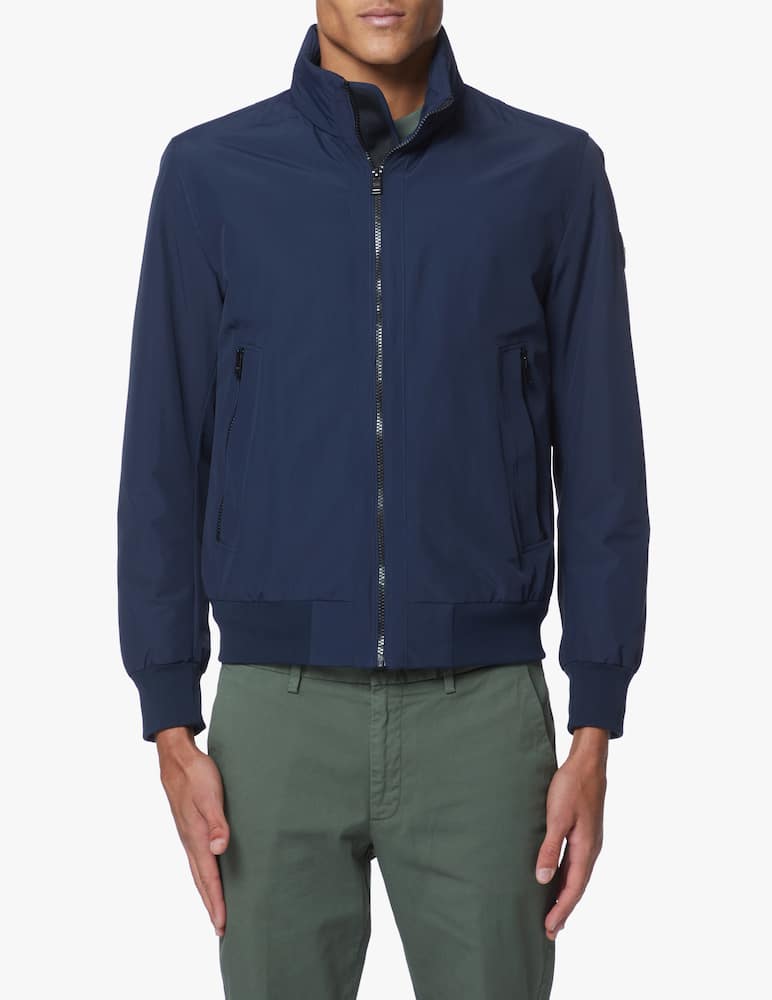 rinascente BOSS Padded nylon regular bomber - blue