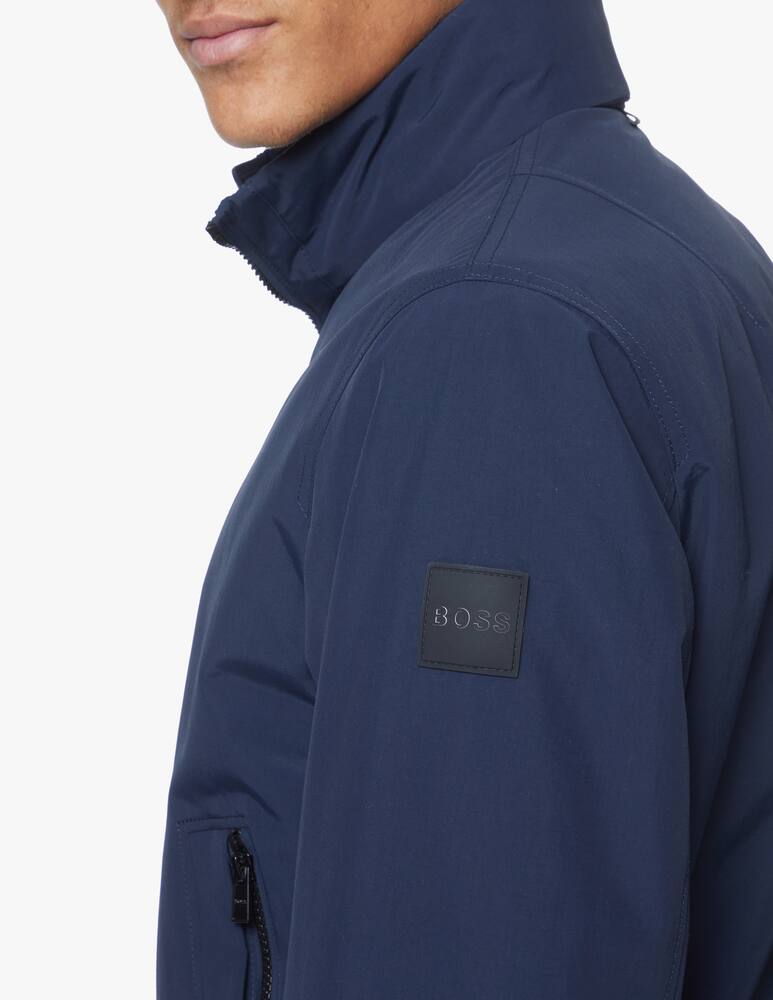 rinascente BOSS Padded nylon regular bomber - blue