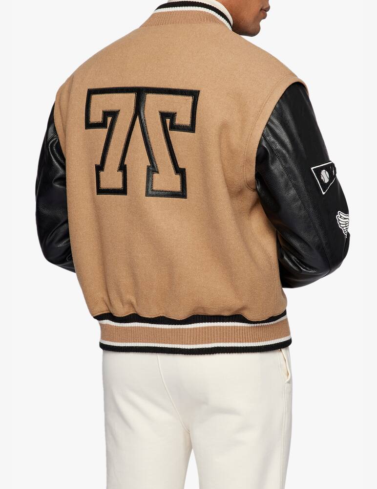 rinascente BOSS Carsity russell athletic bomber jacket - beige