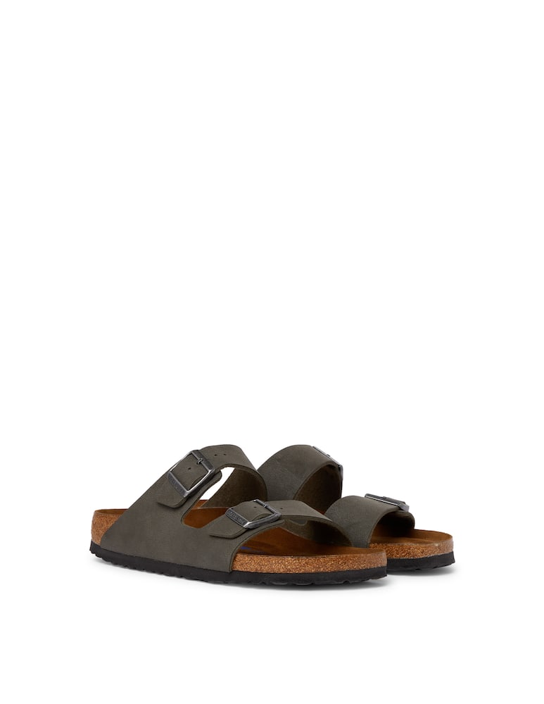 rinascente Birkenstock Sandali piatti arizona in pelle - verde