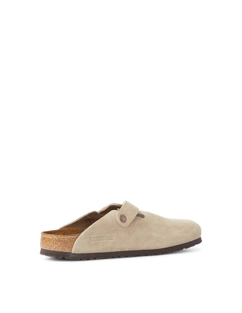 rinascente Birkenstock Suede boston sandals - grey