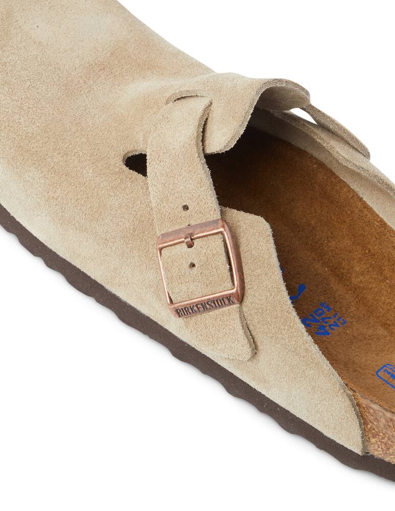 rinascente Birkenstock Suede boston sandals - grey