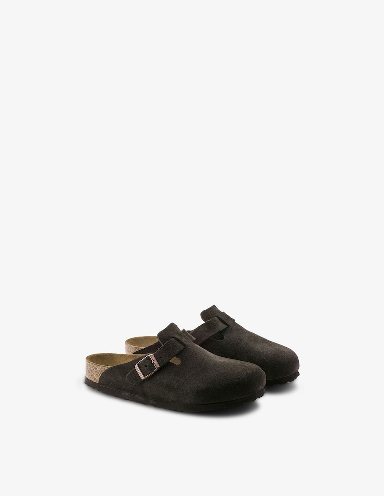 rinascente Birkenstock Boston suede flats