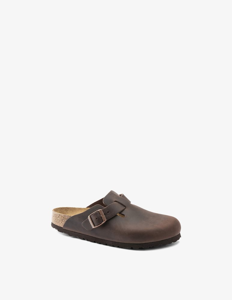 rinascente Birkenstock Boston oiled leather clogs