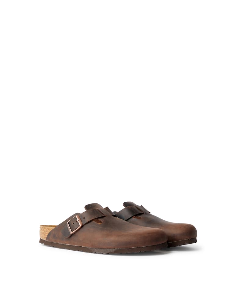 Birkenstock Boston in pelle - marrone - immagine 2 Birkenstock Boston in pelle - marrone - immagine 2