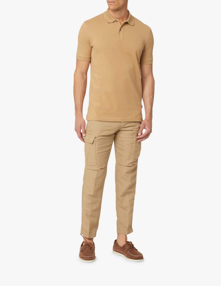 rinascente BOSS Polo manica corta piquet - marrone