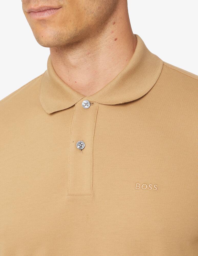 rinascente BOSS Polo manica corta piquet - marrone