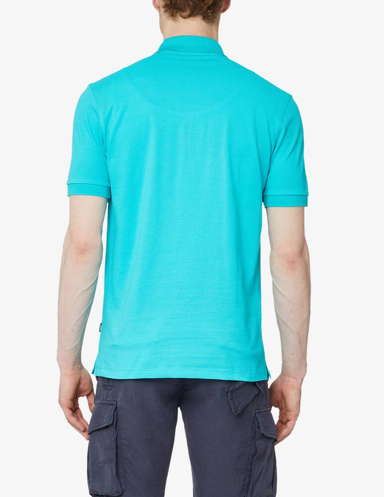 rinascente BOSS Polo manica corta piquet - azzurro