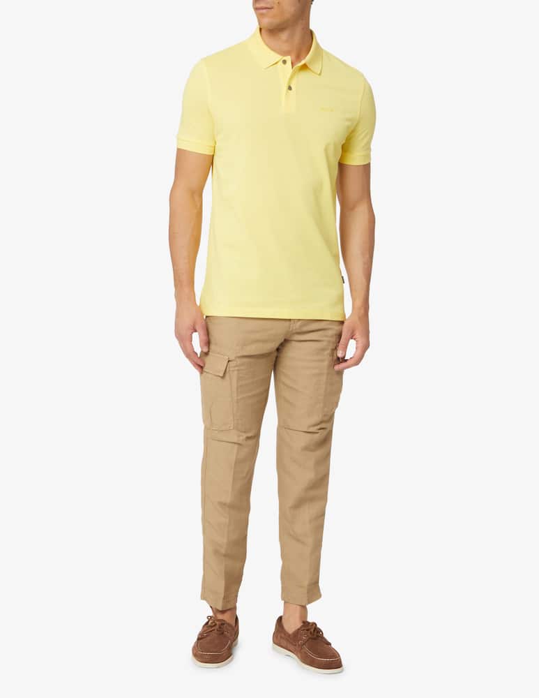 rinascente BOSS Polo manica corta piquet - giallo