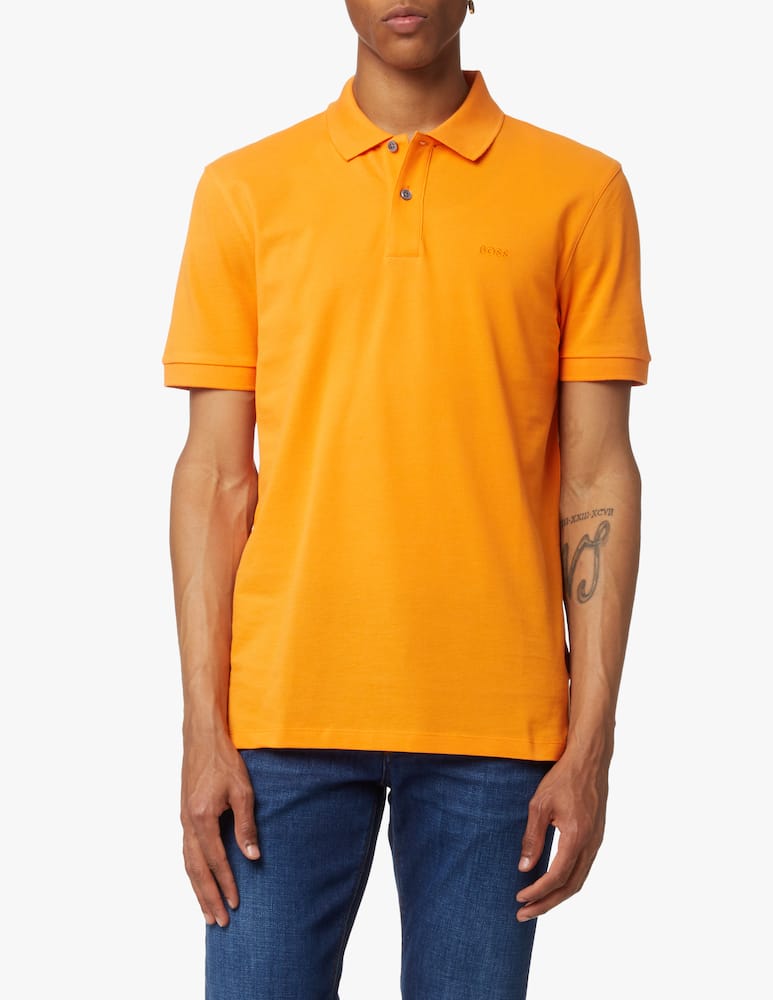 rinascente BOSS Polo manica corta piquet - arancione