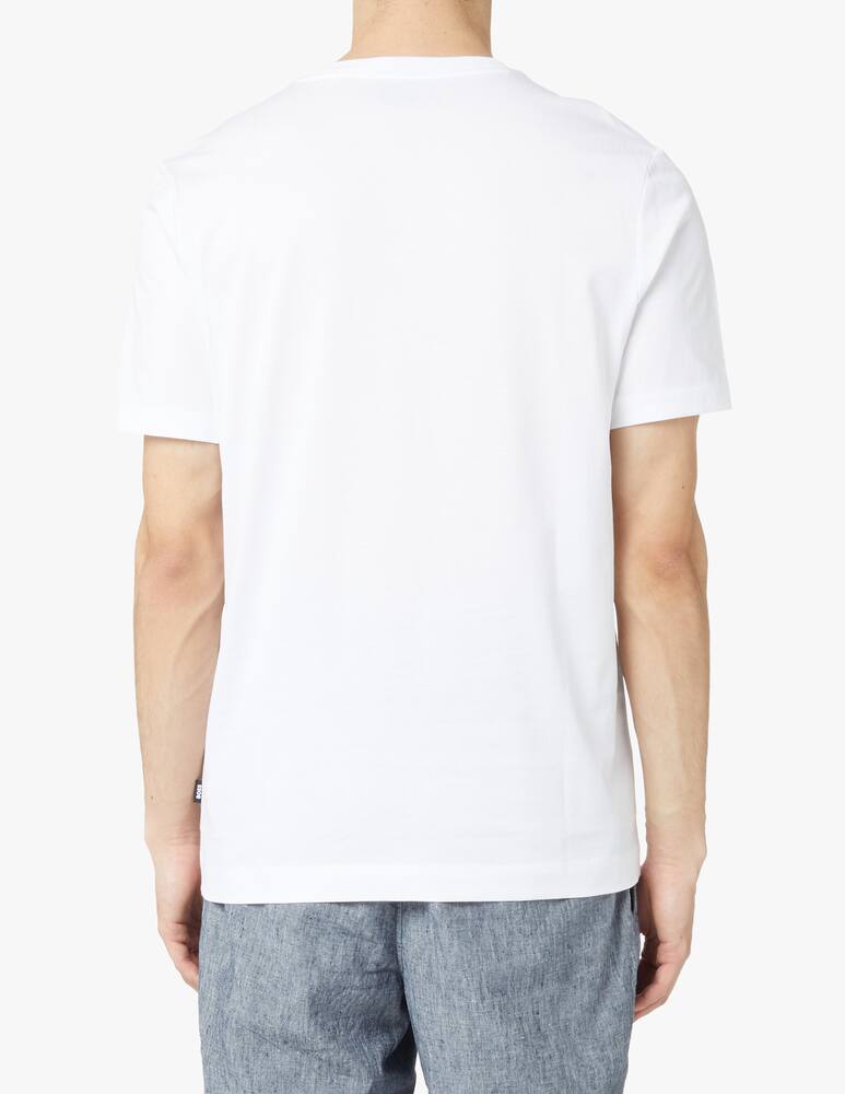 rinascente BOSS Maglietta manica corta regular loghino - bianco