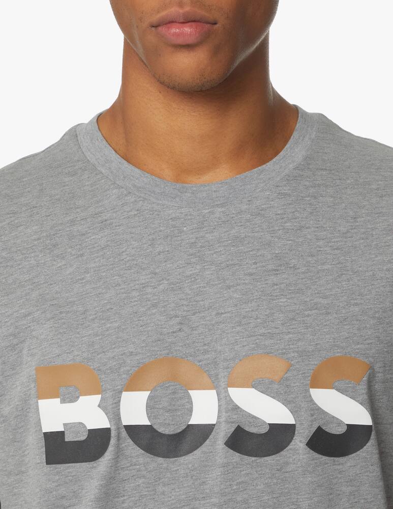 rinascente BOSS Maglietta manica corta logo boss - grigio