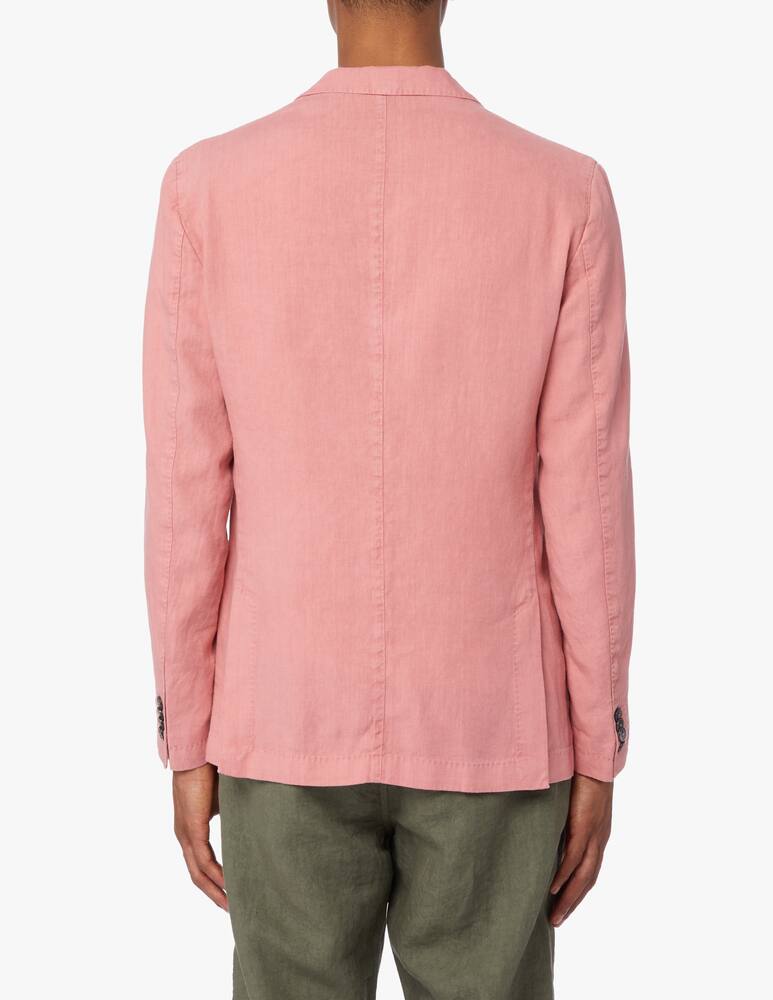rinascente BOSS Blazer sfoderato lino tinto capo - rosa