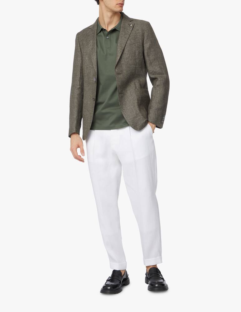 rinascente BOSS Flap linen chino - white
