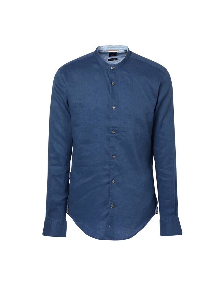 rinascente BOSS Garment dyed line guru shirt - blue