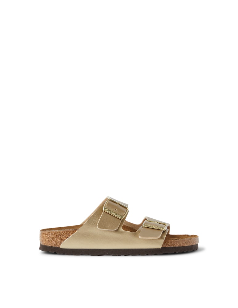 Birkenstock Arizona birko flor flats - gold - picture 1 Birkenstock Arizona birko flor flats - gold - picture 1