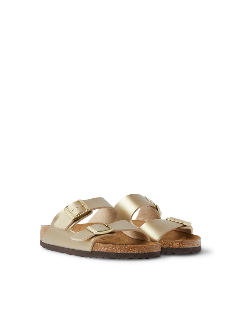 Birkenstock Arizona birko flor flats - gold - picture 2 Birkenstock Arizona birko flor flats - gold - picture 2