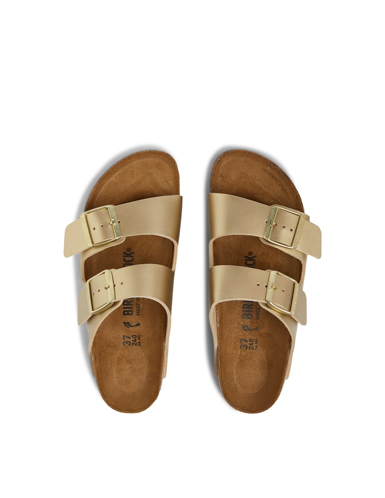 Birkenstock Arizona birko flor flats - gold - picture 3 Birkenstock Arizona birko flor flats - gold - picture 3