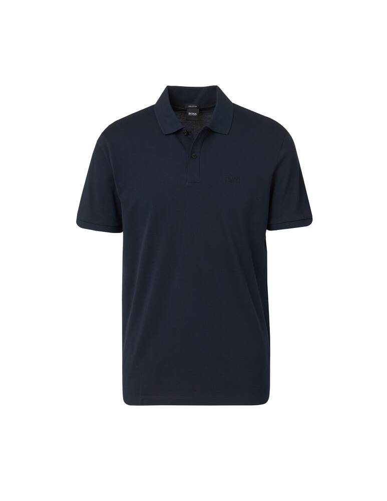 rinascente BOSS Regular piquet polo - blue