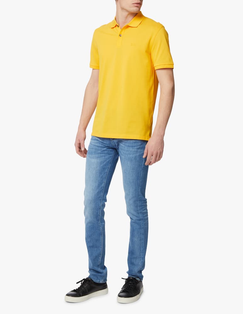 rinascente BOSS Polo manica corta reg piquet - giallo