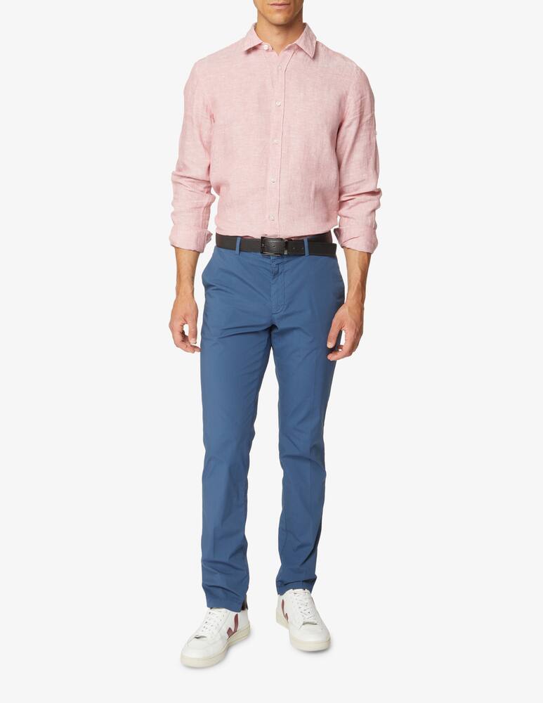 rinascente BOSS Camicia manica lunga reg lino lavato - rosa