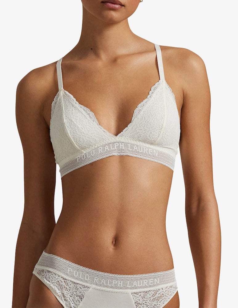 rinascente Polo Ralph Lauren Reggiseno triangle in pizzo