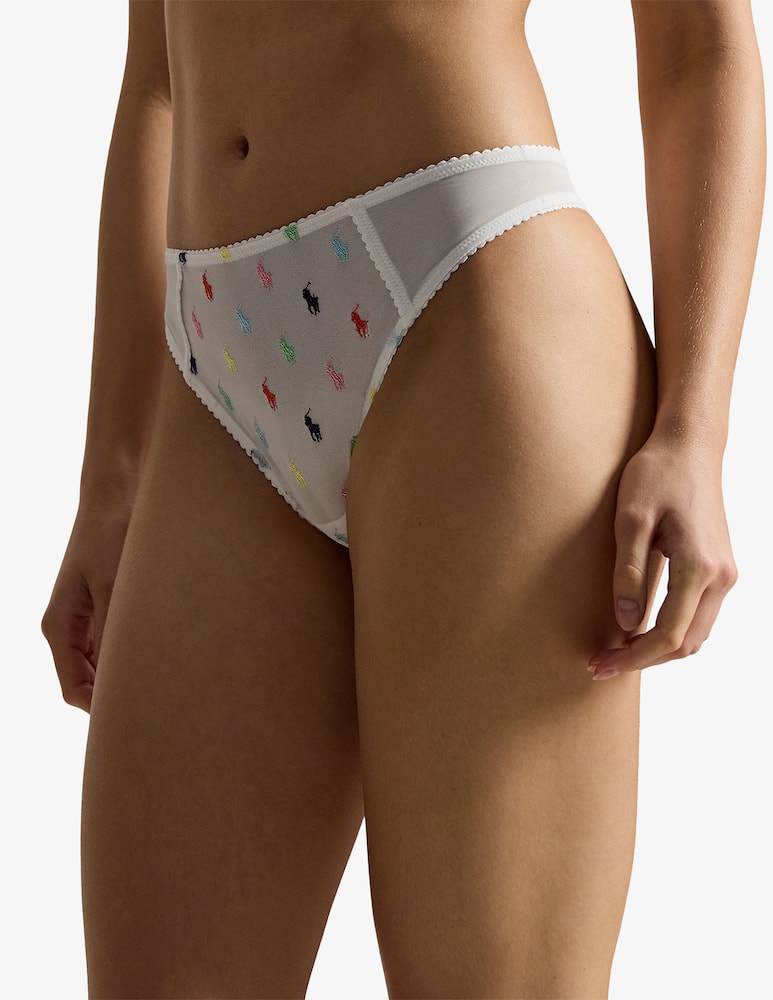 rinascente Polo Ralph Lauren Perizoma con ricamo pony