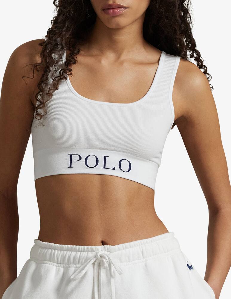 rinascente Polo Ralph Lauren Logo bralette