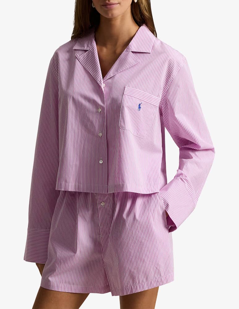 rinascente Polo Ralph Lauren Pigiama crop con boxer set