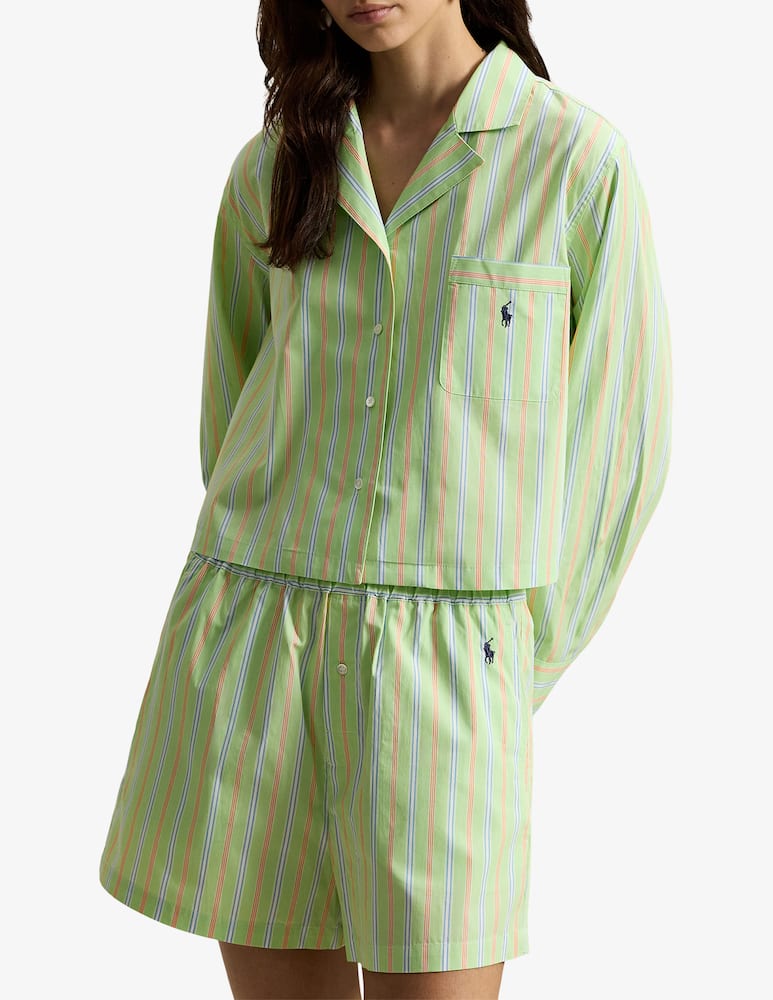 rinascente Polo Ralph Lauren Pigiama crop con boxer set