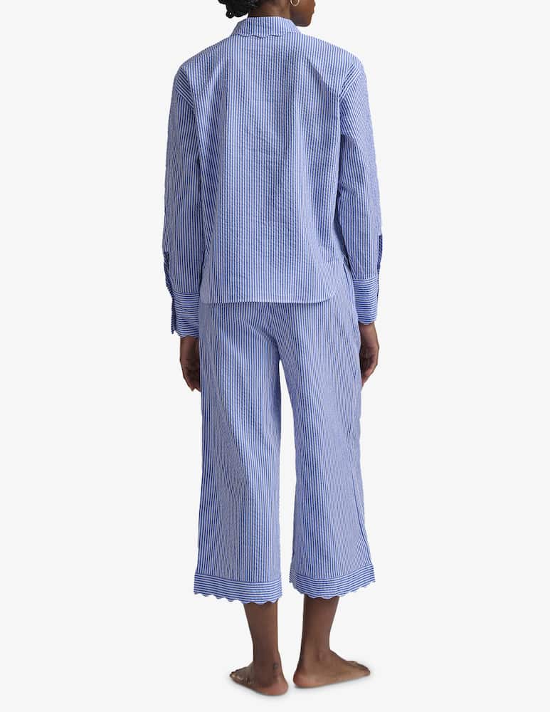 rinascente Polo Ralph Lauren Pigiama set con bordi smerlati