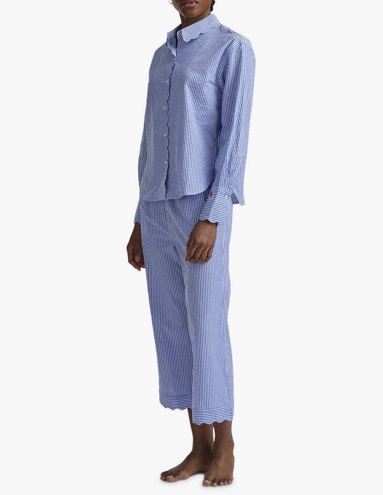 rinascente Polo Ralph Lauren Pigiama set con bordi smerlati