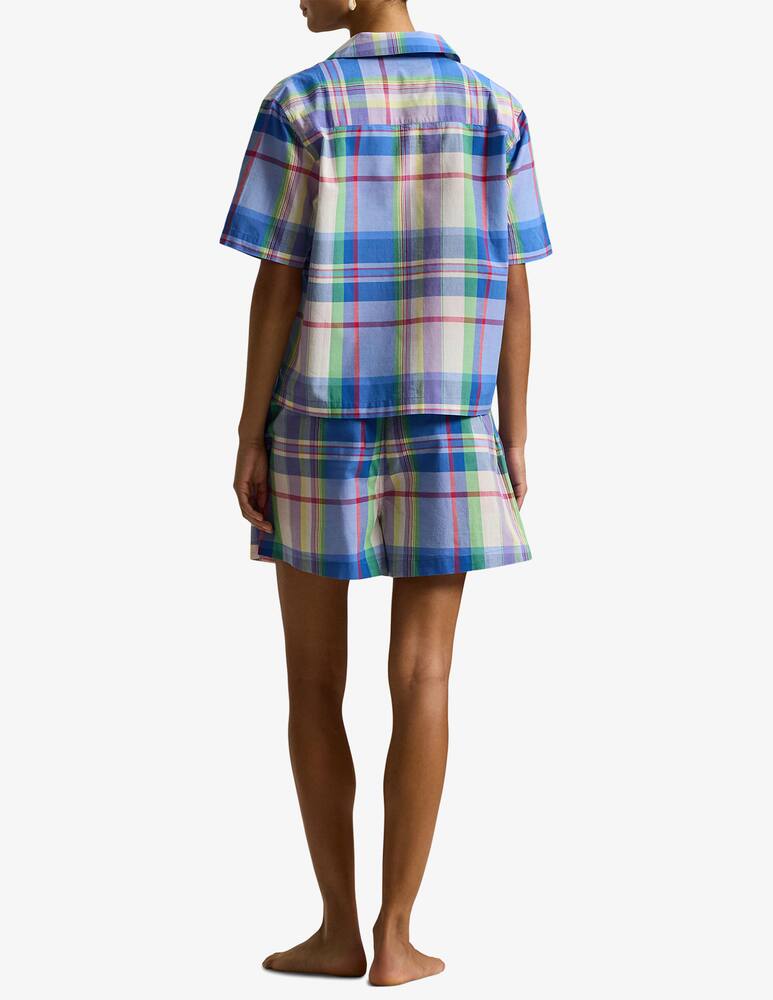 rinascente Polo Ralph Lauren Pigiama corto in cotone a quadri set