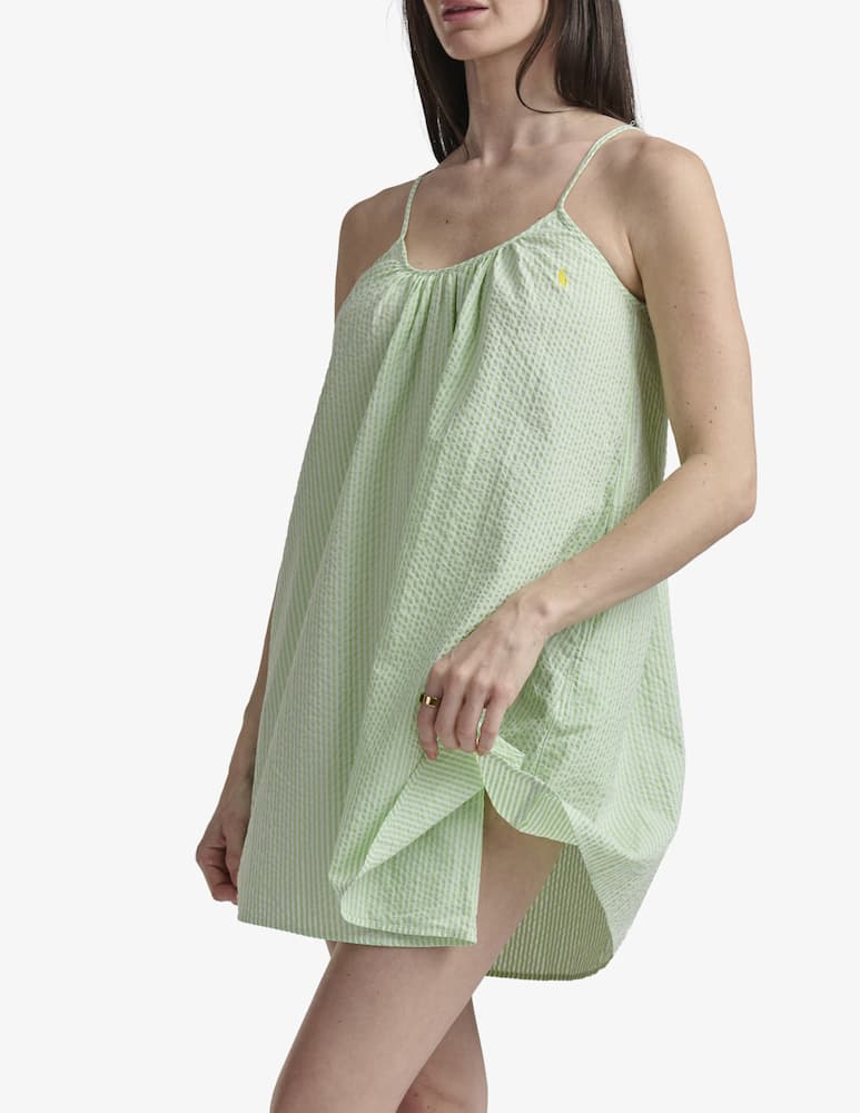 rinascente Polo Ralph Lauren Seersucker sleep dress