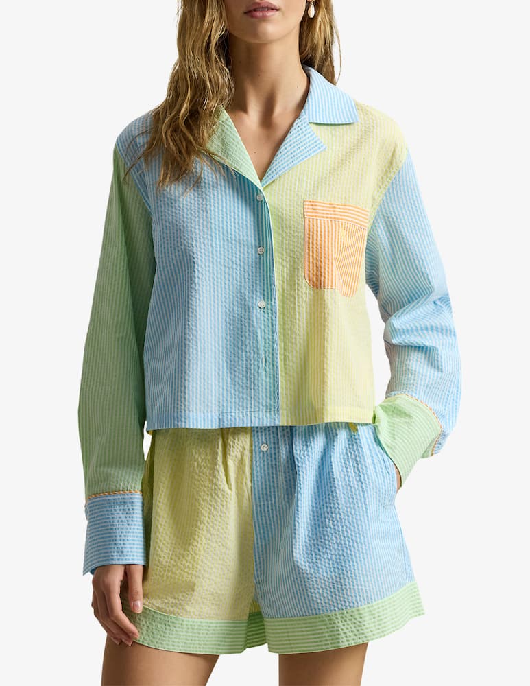 rinascente Polo Ralph Lauren Set pigiama con pantaloni corti e camicia