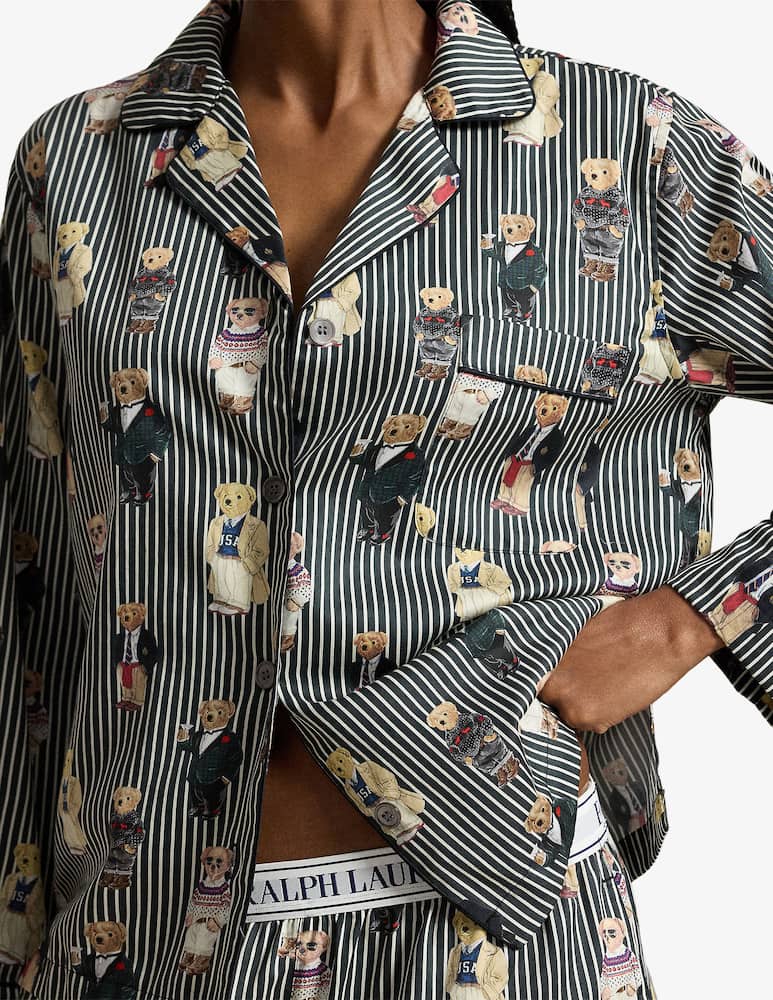 rinascente Polo Ralph Lauren Bear print pyjama set