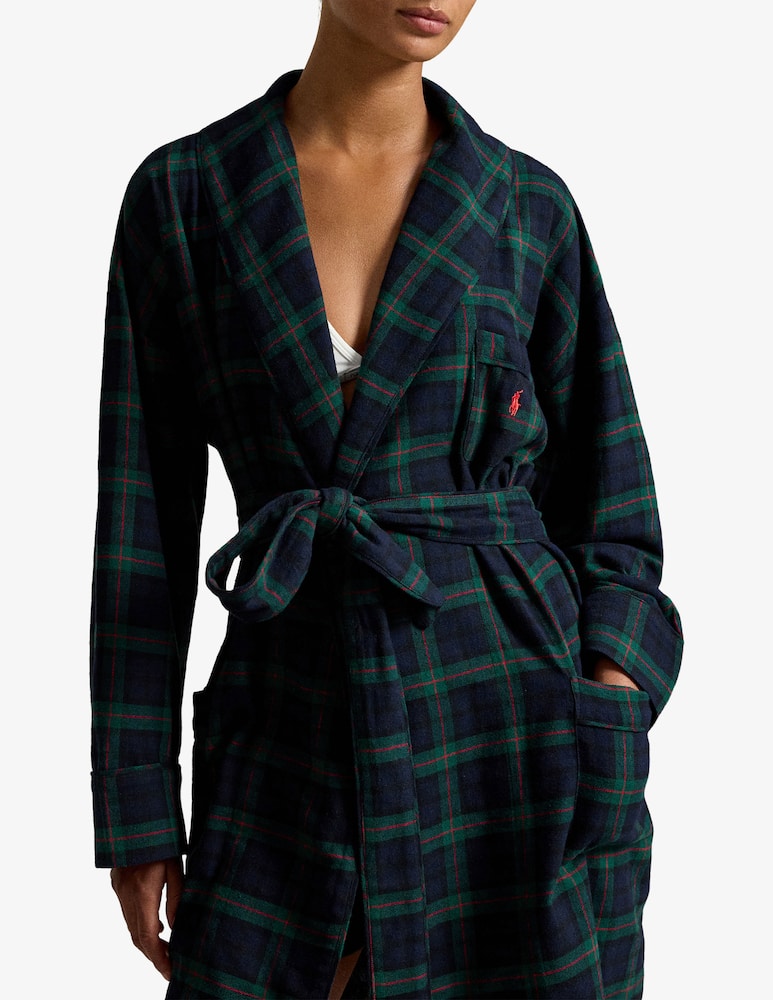 Polo Ralph Lauren Vestaglia corta scozzese - immagine 4 Polo Ralph Lauren Vestaglia corta scozzese - immagine 4