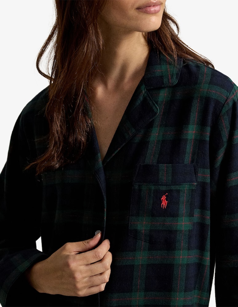 Polo Ralph Lauren Pigiama set in flanella Madison - immagine 4 Polo Ralph Lauren Pigiama set in flanella Madison - immagine 4
