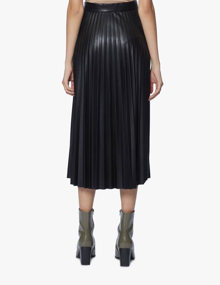 rinascente BOSS Pleated faux leather midi skirt Vaplita
