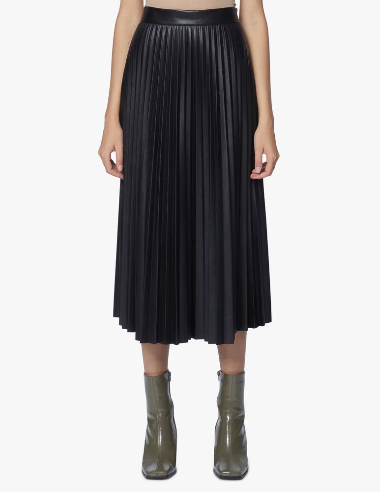 rinascente BOSS Pleated faux leather midi skirt Vaplita