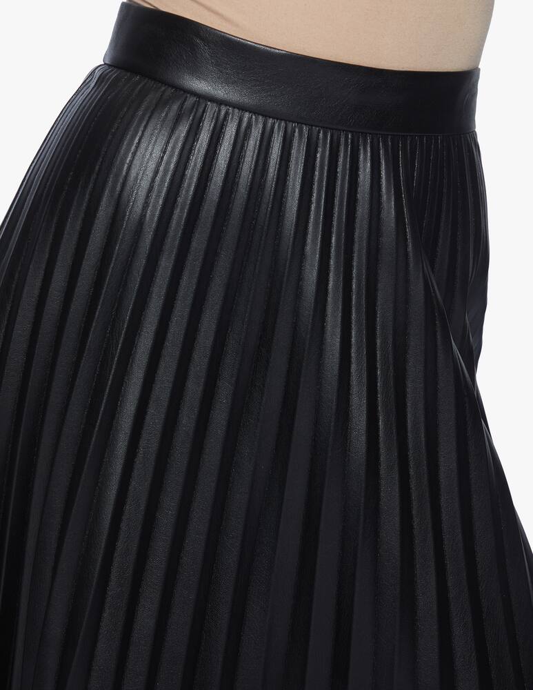 rinascente BOSS Pleated faux leather midi skirt Vaplita