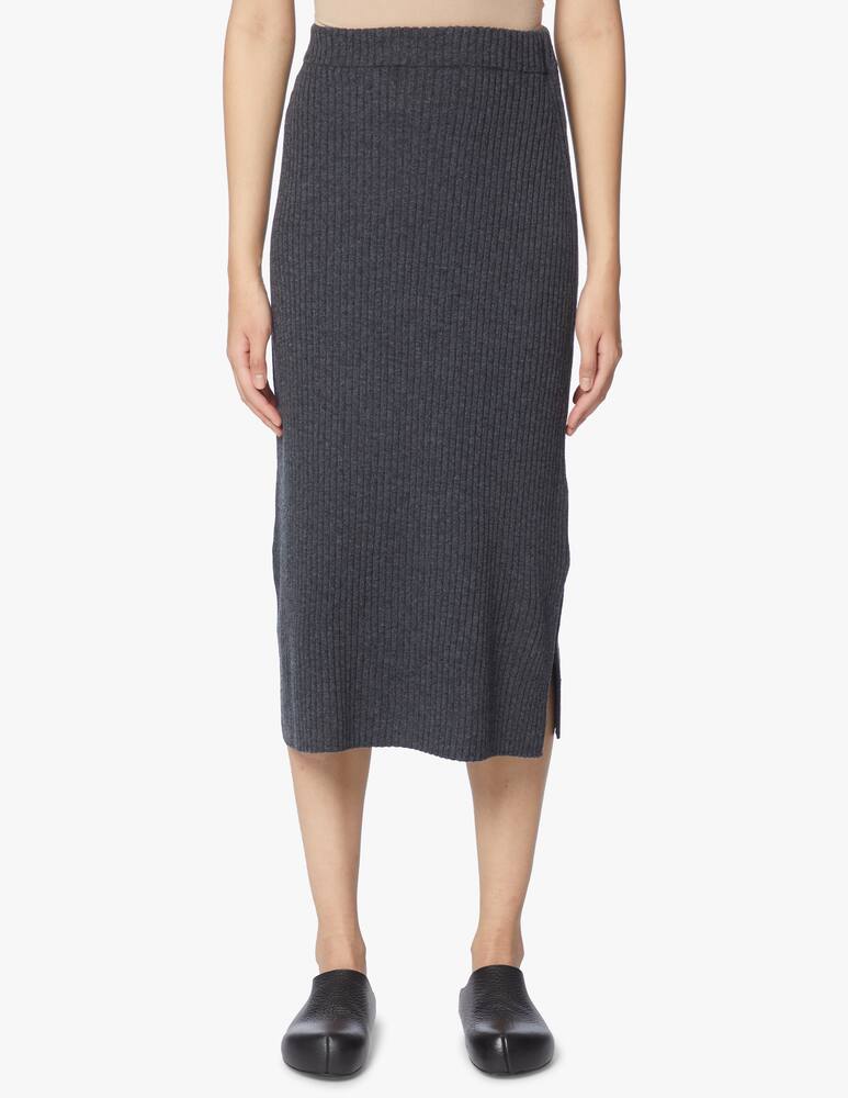 rinascente BOSS Gonna slim fit in lana a coste